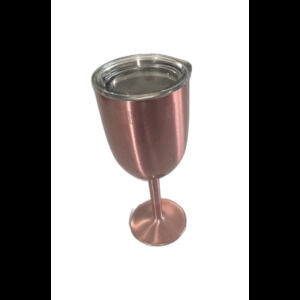 True North 10oz. Stainless Steel Insulated Wine Traveler Glass with Lid. LNWOT